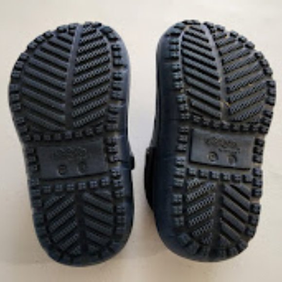 Jibbitz By Crocs Children Sandals C8 Navy Blue. - Picture 4 of 7